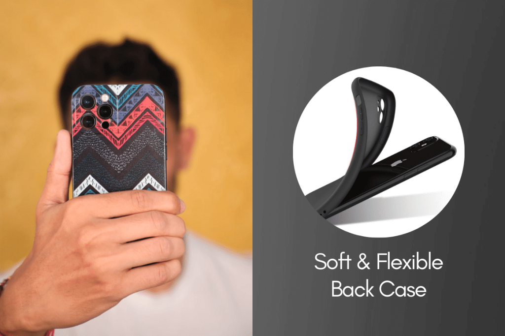 T-1017-B Soft Silicone Mobile Cover Edge Zapvi