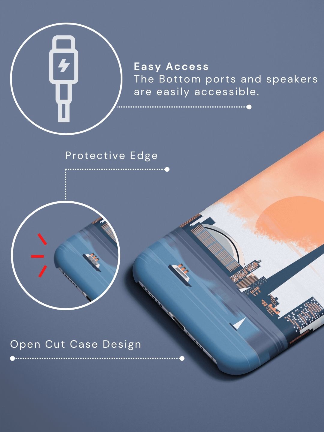 T-1018-H Snap Mobile Cover Edge Zapvi