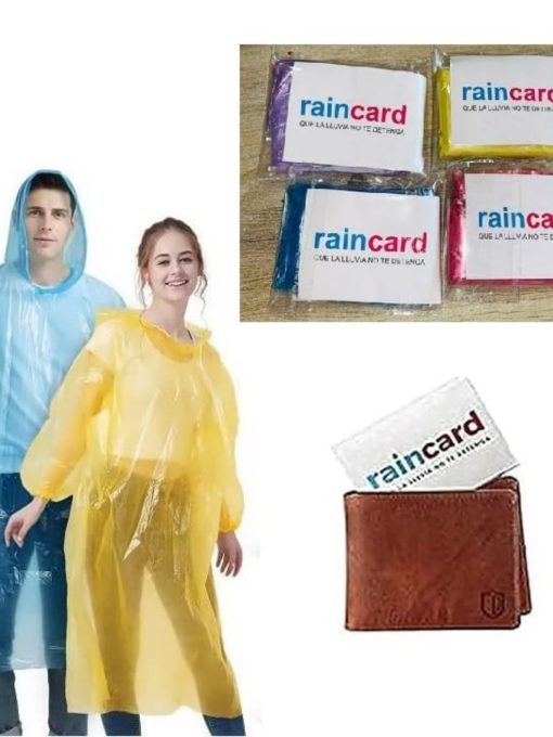 Pocket Size Disposable Raincoat/Raincard Edge Zapvi