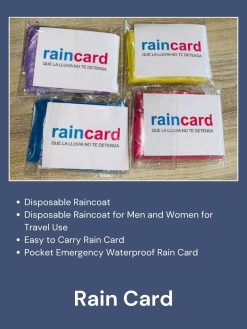 Pocket Size Disposable Raincoat/Raincard Edge Zapvi