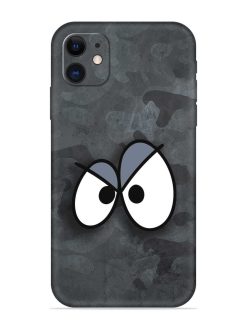 Big Eyes Night Mode Embossed Soft Silicone Case for Apple Iphone 11