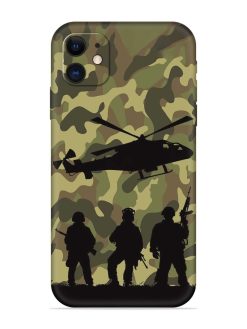 Army Heros Embossed Soft Silicone Case for Apple Iphone 11