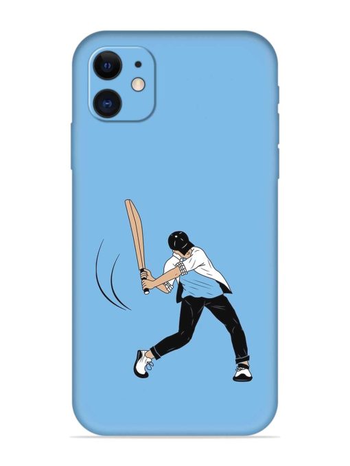 Cricket Gully Boy Embossed Soft Silicone Case for Apple Iphone 11