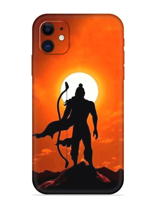 Shree Ram Embossed Soft Silicone Case for Apple Iphone 11