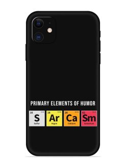 Primary Elements Humor Embossed Soft Silicone Case for Apple Iphone 11