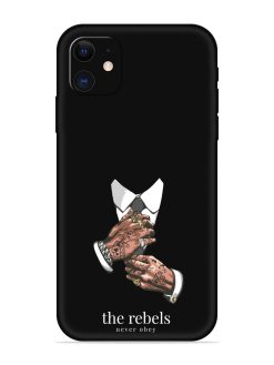 Rebels Slogan Man Embossed Soft Silicone Case for Apple Iphone 11