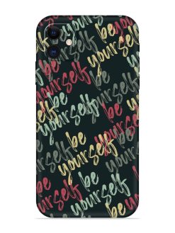 Yourself Seamless Embossed Soft Silicone Case for Apple Iphone 11