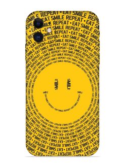 Smiley Embossed Soft Silicone Case for Apple Iphone 11