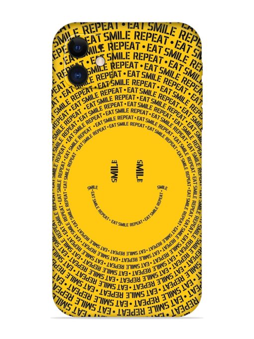 Smiley Embossed Soft Silicone Case for Apple Iphone 11