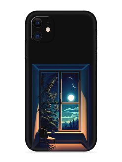 Night View At Window Embossed Soft Silicone Case for Apple Iphone 11