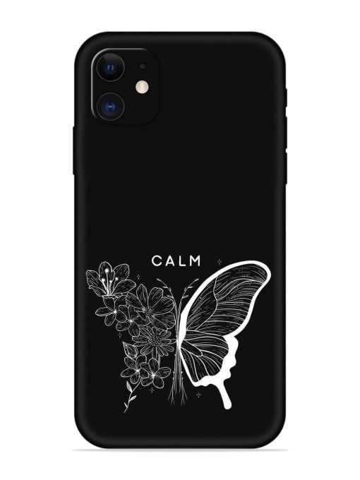 Calm Embossed Soft Silicone Case for Apple Iphone 11