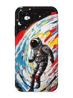 Astronaut Art Embossed Soft Silicone Case for Apple Iphone 11