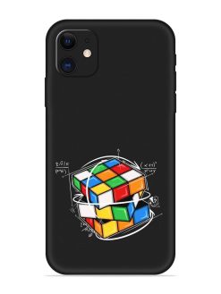 Cubik Vector Embossed Soft Silicone Case for Apple Iphone 11