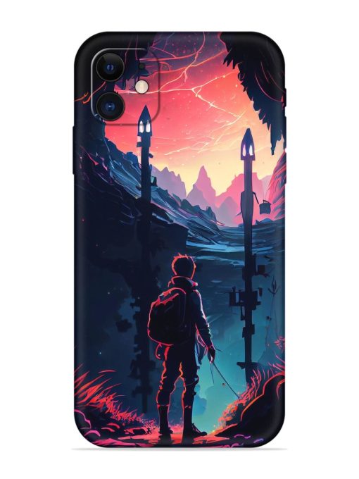 Cgs Artwork Embossed Soft Silicone Case for Apple Iphone 11