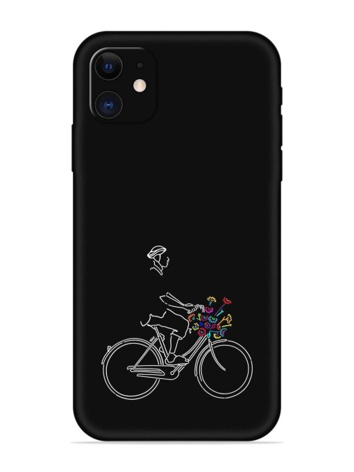 Minimalist Cycle Art Embossed Soft Silicone Case for Apple Iphone 11 Edge Zapvi