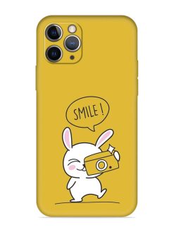 Hey Smile Please Embossed Soft Silicone Case for Apple Iphone 11 Pro