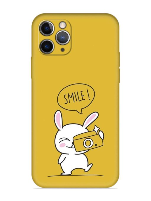 Hey Smile Please Embossed Soft Silicone Case for Apple Iphone 11 Pro Edge Zapvi