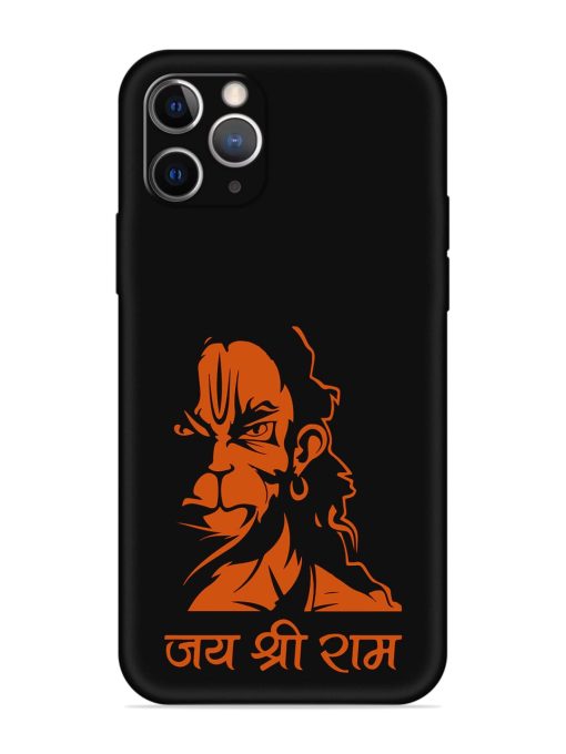 Angry Hanuman Embossed Soft Silicone Case for Apple Iphone 11 Pro Edge Zapvi