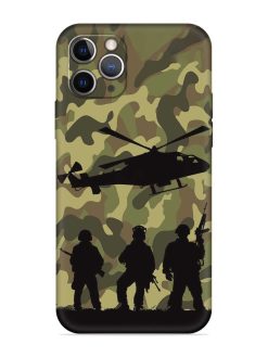 Army Heros Embossed Soft Silicone Case for Apple Iphone 11 Pro