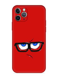 Rad Angry Face Embossed Soft Silicone Case for Apple Iphone 11 Pro