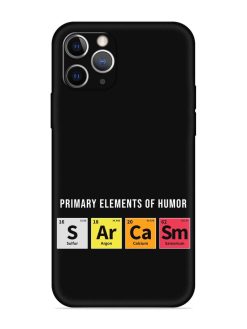 Primary Elements Humor Embossed Soft Silicone Case for Apple Iphone 11 Pro