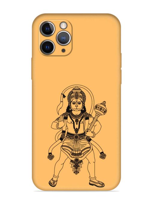 Indian God Hanuman Embossed Soft Silicone Case for Apple Iphone 11 Pro