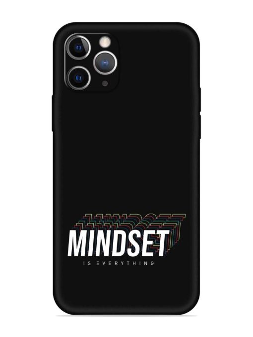 Mindset Everything Slogan Embossed Soft Silicone Case for Apple Iphone 11 Pro Edge Zapvi