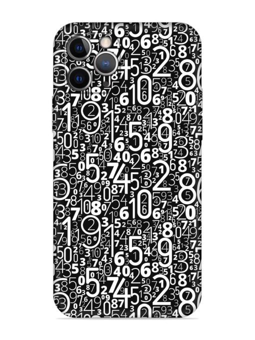 Many Numbers Different Embossed Soft Silicone Case for Apple Iphone 11 Pro Edge Zapvi