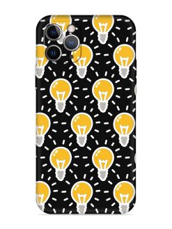 Light Bulb Seamless Embossed Soft Silicone Case for Apple Iphone 11 Pro