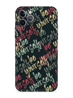 Yourself Seamless Embossed Soft Silicone Case for Apple Iphone 11 Pro