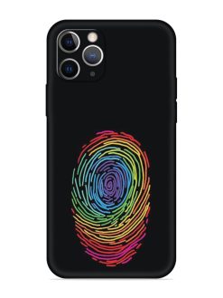 Fingerprint Of Thumb Art Embossed Soft Silicone Case for Apple Iphone 11 Pro