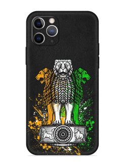 Pillars Of Ashoka Embossed Soft Silicone Case for Apple Iphone 11 Pro