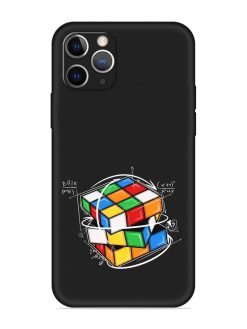 Cubik Vector Embossed Soft Silicone Case for Apple Iphone 11 Pro