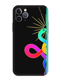 Art Geometric Abstraction Embossed Soft Silicone Case for Apple Iphone 11 Pro