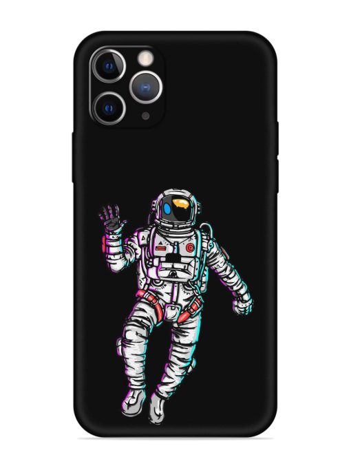 Spaceman Embossed Soft Silicone Case for Apple Iphone 11 Pro