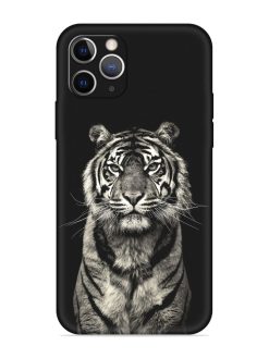 Tiger Art Embossed Soft Silicone Case for Apple Iphone 11 Pro