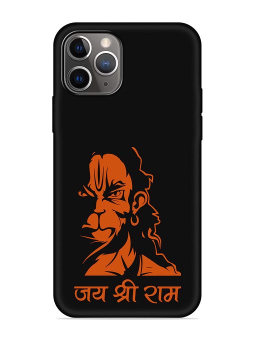 Angry Hanuman Embossed Soft Silicone Case for Apple Iphone 11 Pro Max Edge Zapvi