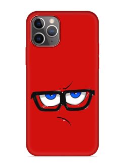 Rad Angry Face Embossed Soft Silicone Case for Apple Iphone 11 Pro Max