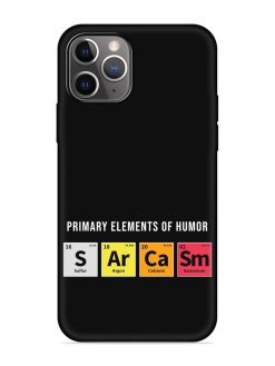 Primary Elements Humor Embossed Soft Silicone Case for Apple Iphone 11 Pro Max