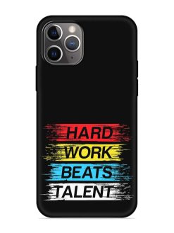 Hard Work Beats Embossed Soft Silicone Case for Apple Iphone 11 Pro Max