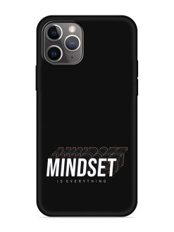 Mindset Everything Slogan Embossed Soft Silicone Case for Apple Iphone 11 Pro Max