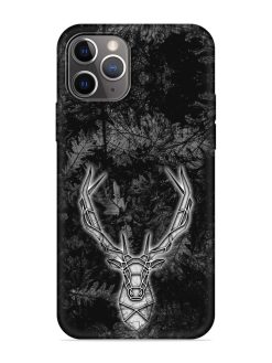 Ancient Deer Embossed Soft Silicone Case for Apple Iphone 11 Pro Max