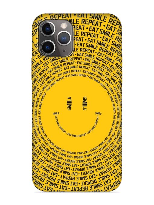 Smiley Embossed Soft Silicone Case for Apple Iphone 11 Pro Max