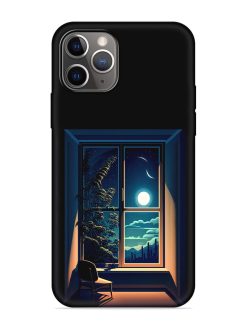 Night View At Window Embossed Soft Silicone Case for Apple Iphone 11 Pro Max