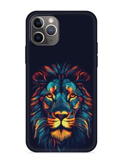 Colorful Lion Embossed Soft Silicone Case for Apple Iphone 11 Pro Max