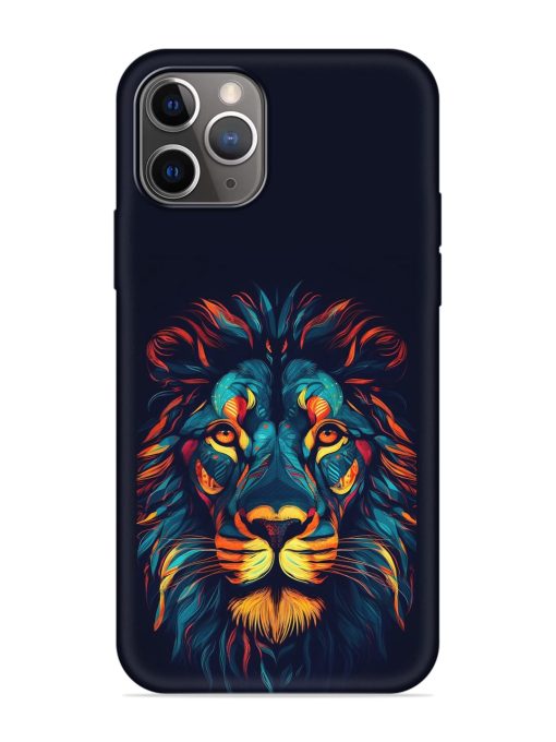 Colorful Lion Embossed Soft Silicone Case for Apple Iphone 11 Pro Max Edge Zapvi