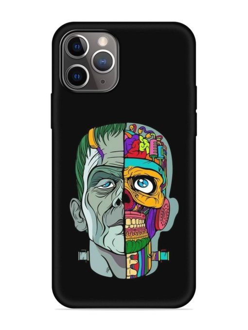 Men Vs Skull Embossed Soft Silicone Case for Apple Iphone 11 Pro Max Edge Zapvi