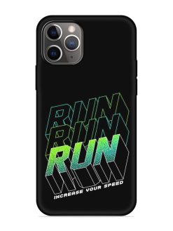 Run Embossed Soft Silicone Case for Apple Iphone 11 Pro Max