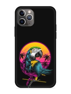 Rad Parrot Embossed Soft Silicone Case for Apple Iphone 11 Pro Max