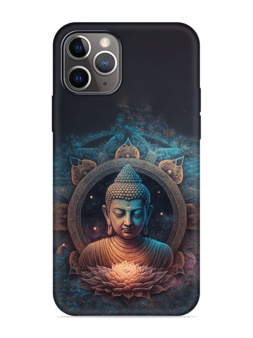 Gautam Buddha Embossed Soft Silicone Case for Apple Iphone 11 Pro Max